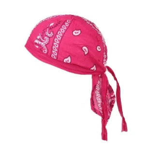 durag feminino bandana rosa