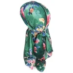 durag masculino flor verde