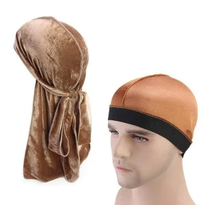 durag dourado wave cap
