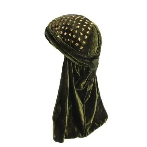 durag veludo estrela verde