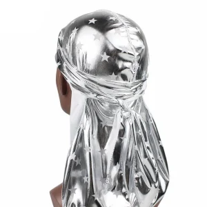 durag prateado estrela